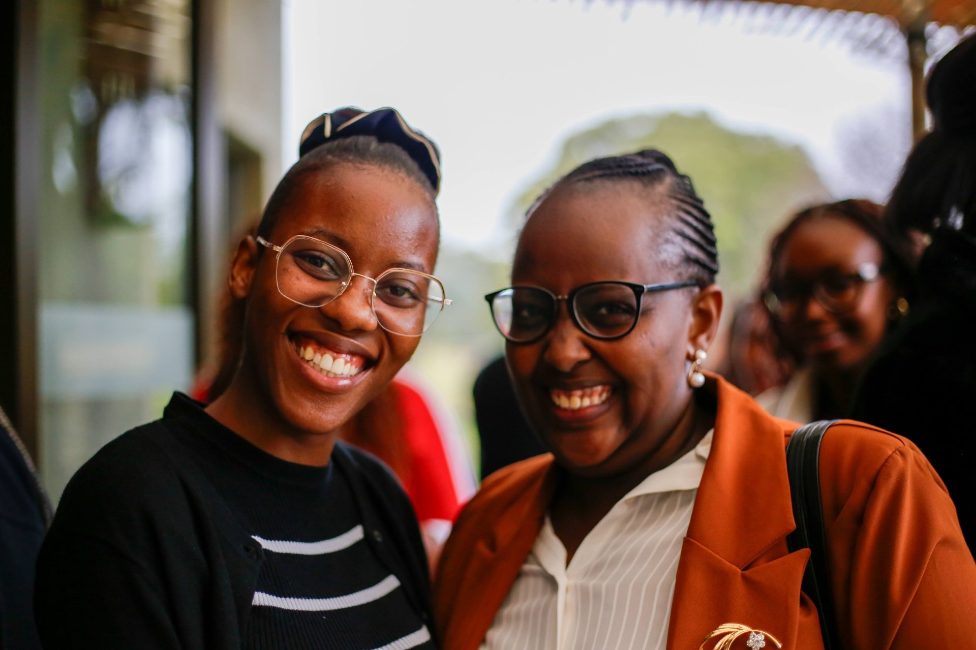 Two REIGN Church members sharing life and encouragement