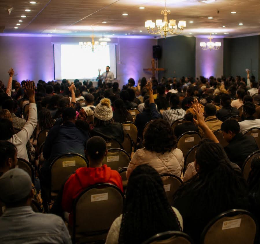 REIGN Church congregation worshipping together on a Sunday in Bloemfontein